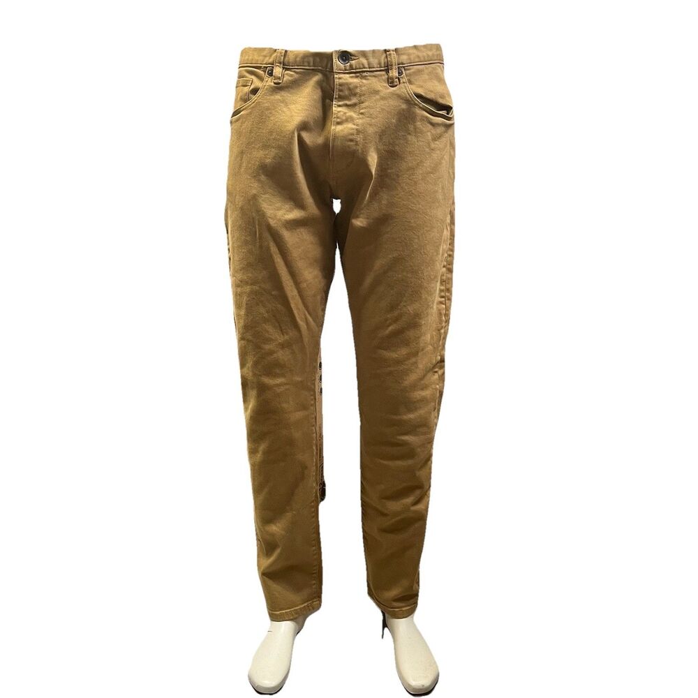 Todd Snyder Stretch 5 Pocket Jeans Men 34x34 Khaki Cotton Denim Slim Fit Classic